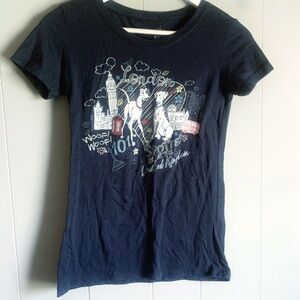 DISNEY Epcot World Showcase 101 Dalmatians Spotted at United Kingdom T-Shirt S